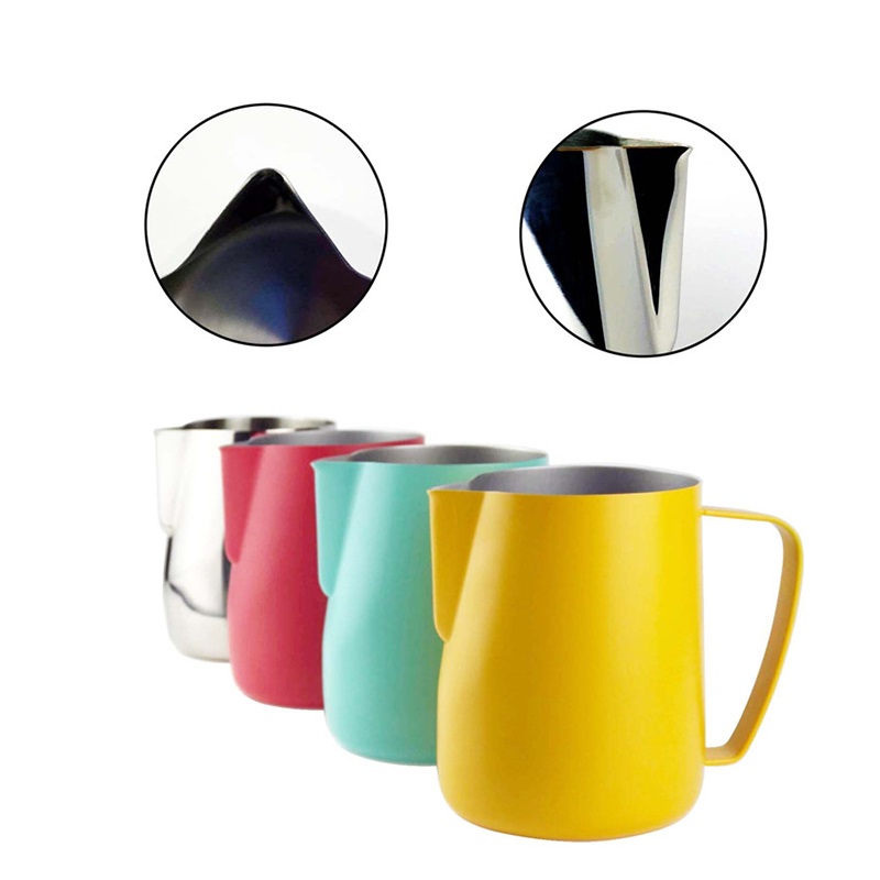 Milk Steaming Pitcher - Roestvrijstalen Latte Koffie Melk Kan Beker