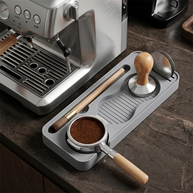 Coffee Distribution Tool - Silicone Espresso Tampstation Antislip Koffietamper Pad
