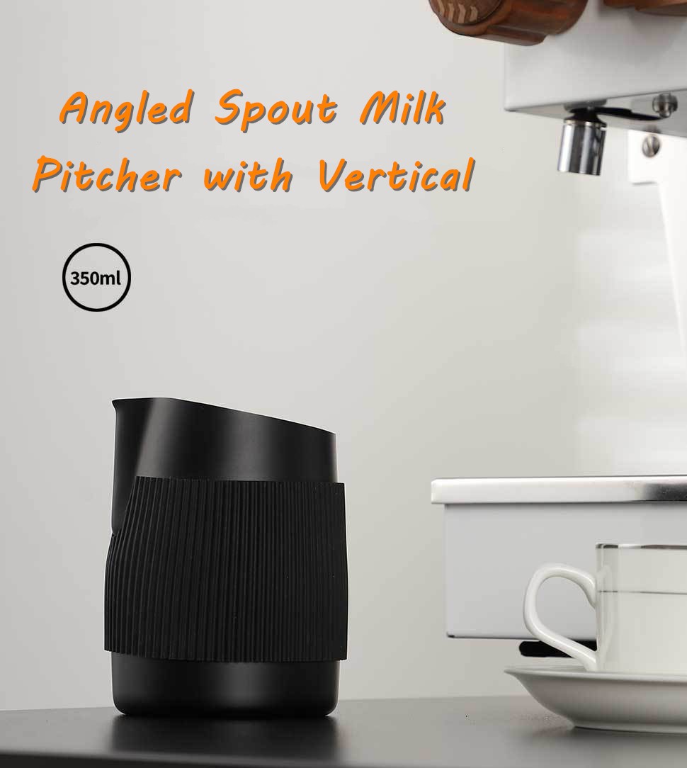 Milk Steaming Pitcher - Magpie Melkschuimkan zonder handvat, melkkannetje 350