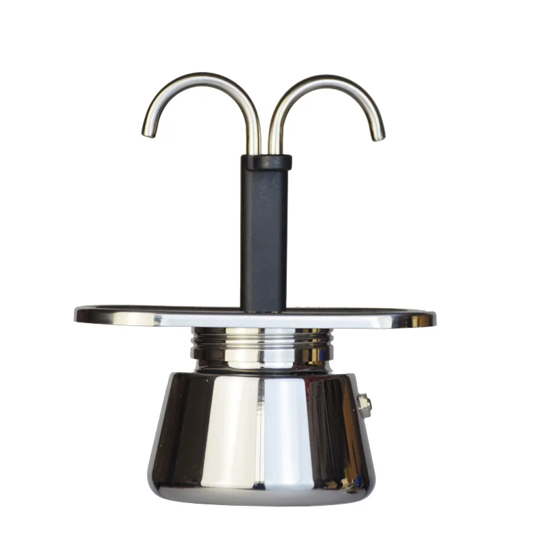 Hero Coffee Equipment - 200Ml Mini Moka Pot Dubbele Buis
