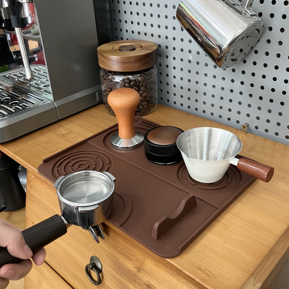 Coffee Equipment Distributor - Koffiezetstation accessoire siliconen tampermat antislip oppervlak