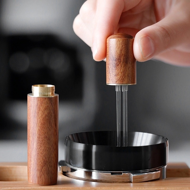 Coffee Distribution Tool - Roestvrijstalen Koffiepoeder Sabotage Espresso Poeder Roerder