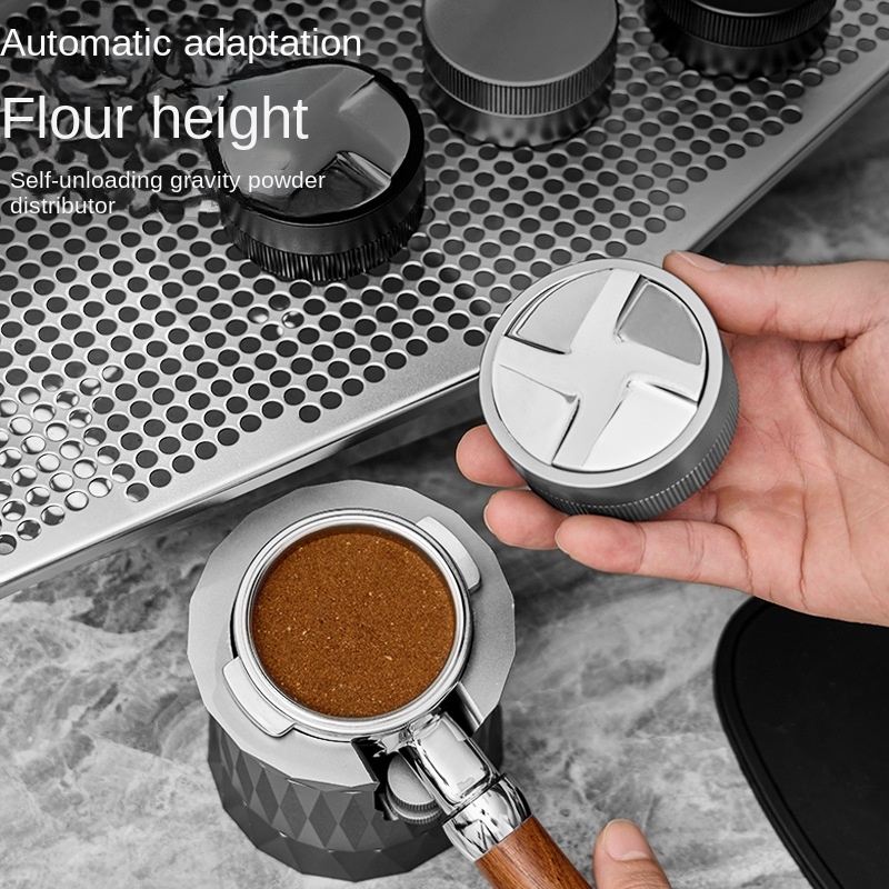 Coffee Distribution Tool - 51/53/58MM Koffie Distributeur Vier Schuine Helling