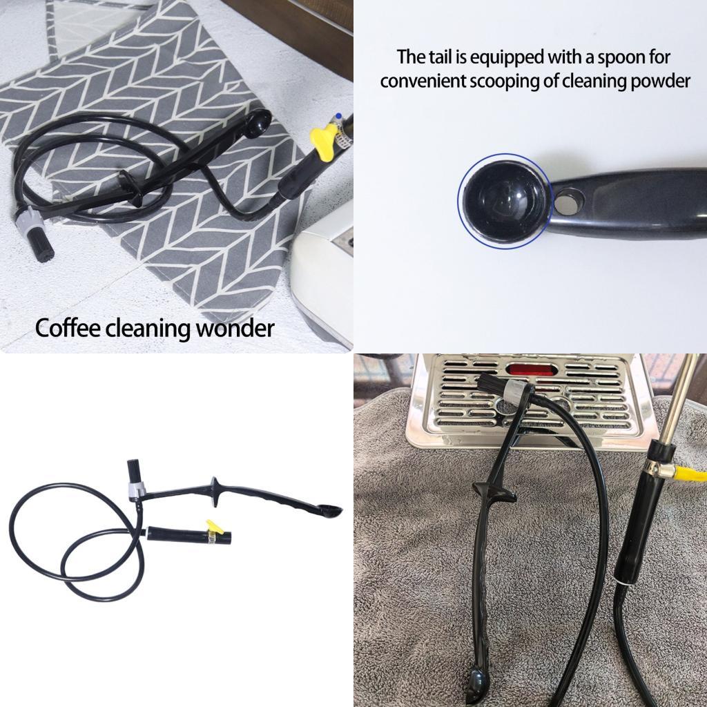 Coffee Equipment Maintenance - 37ME Professionele espressomachine Stoomreinigingsborstel Afneembare kop