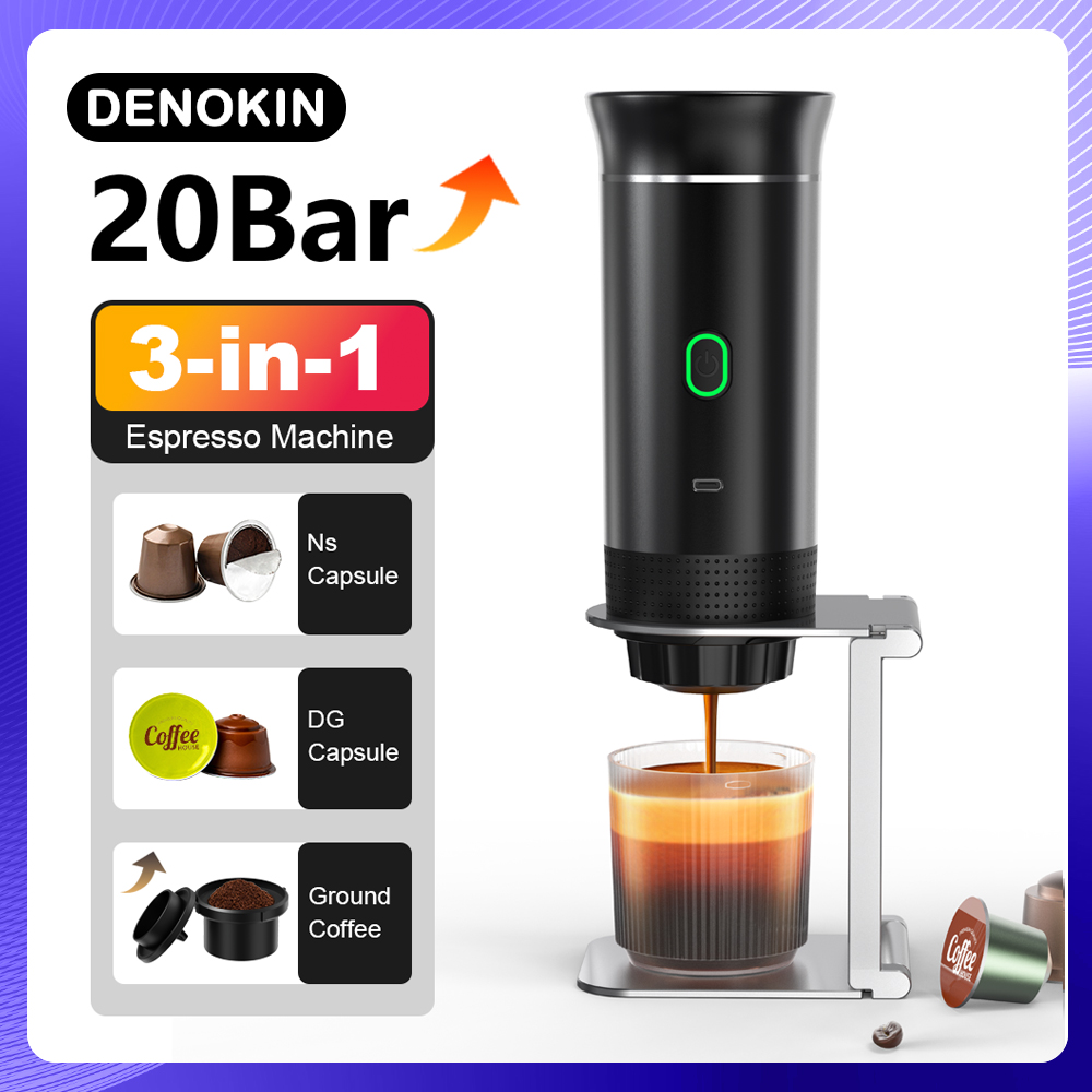 Hero Coffee Equipment - Draadloos elektrisch draagbaar espressomachine voor auto