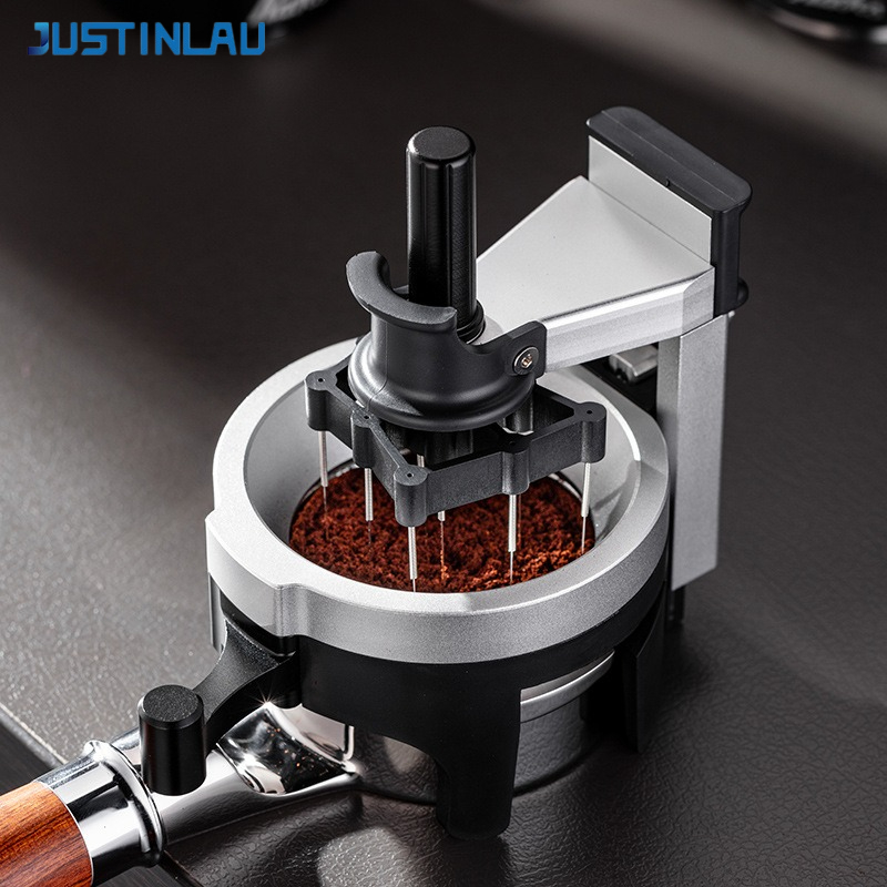 Coffee Distribution Tool - JUSTINLAU Roterende Koffie Distributie Naald Verstelbare