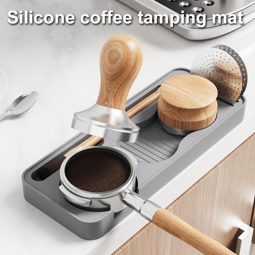 Coffee Equipment Distributor - Siliconen koffietamperpad antislip met opberghouder voor