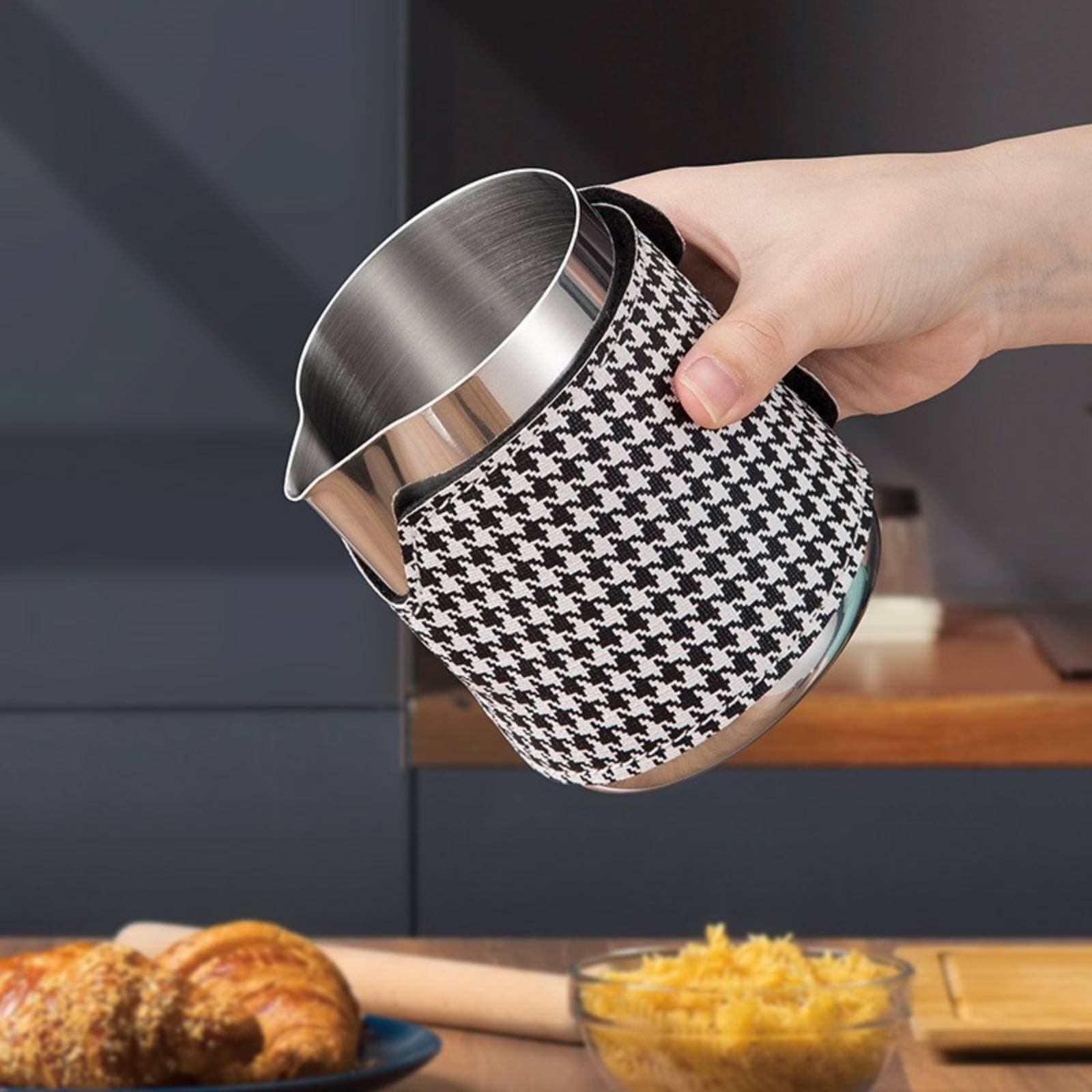Milk Steaming Pitcher - Latte Art Pitcher Hittebestendige maatbeker voor