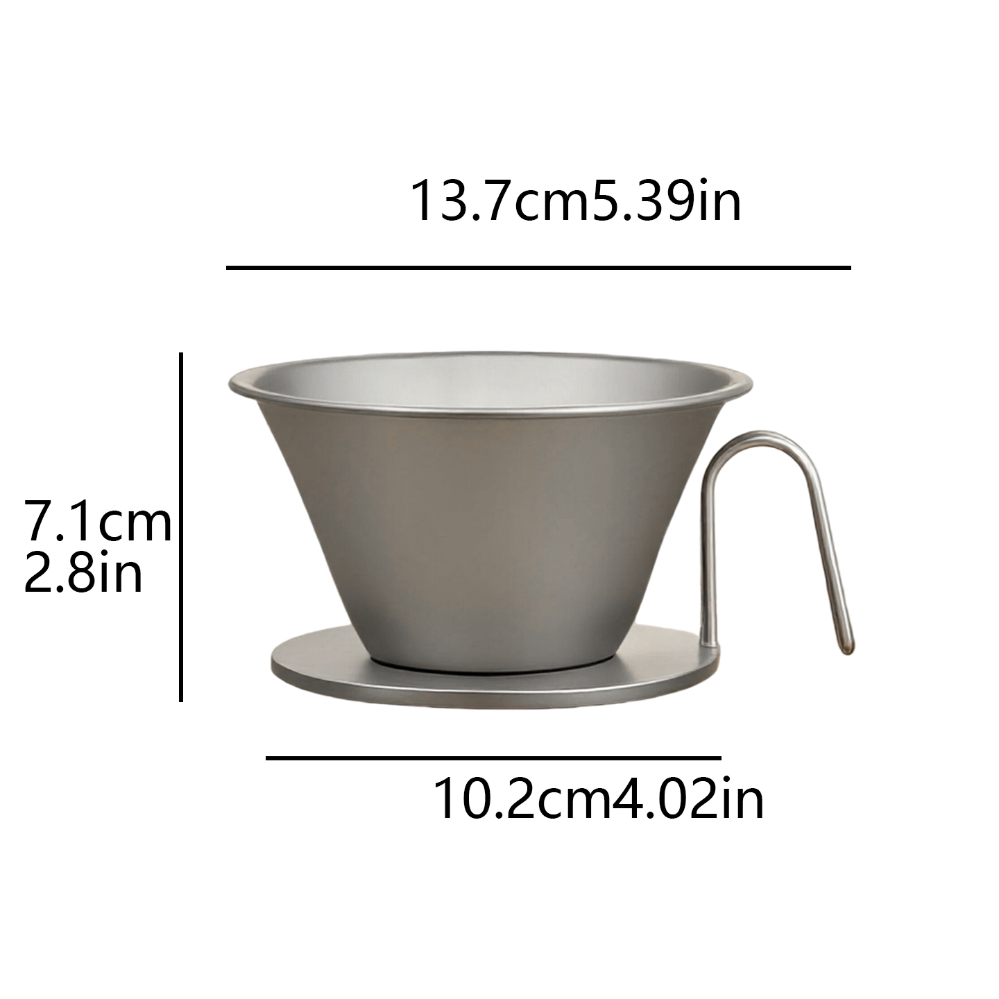 Koffiefilterbeker van puur tit - Coffee Equipment Filter recensie en prijs