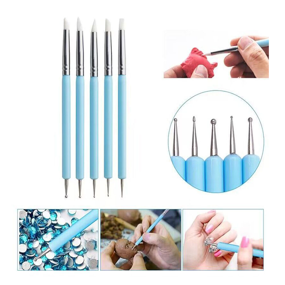 5 stks/set Double-ended Silico - Group Head Brush recensie en prijs