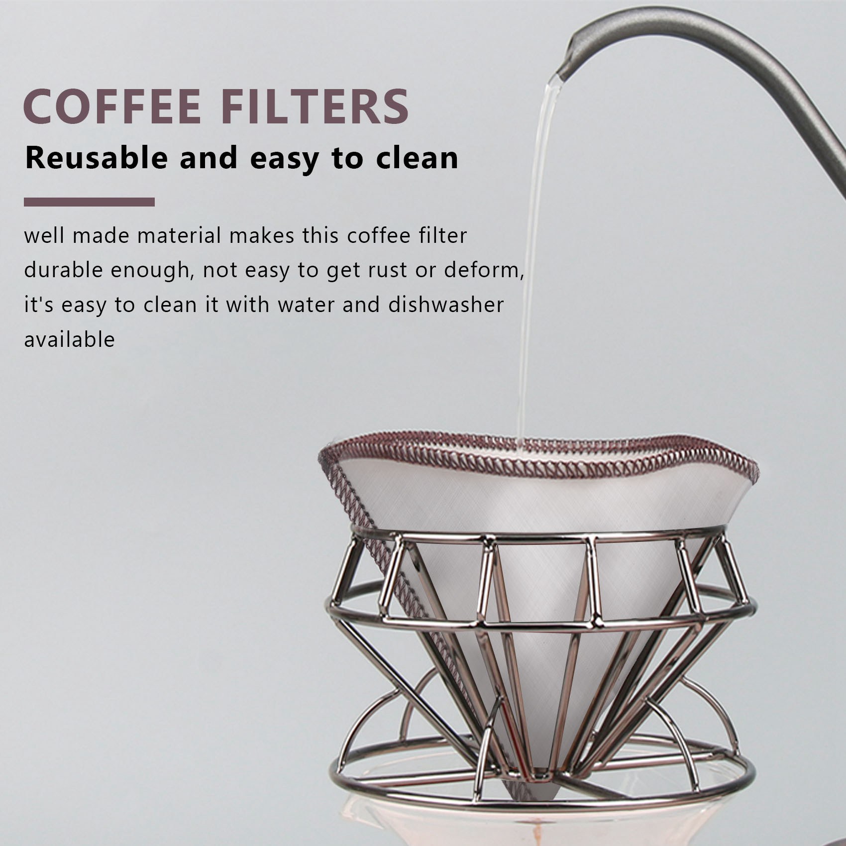 Herbruikbare Giet Over Koffie  - Coffee Equipment Distributor recensie en prijs