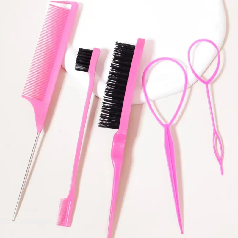 5-delige kapperskamset, puntig - Group Head Brush recensie en prijs