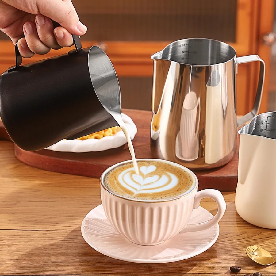 Koffiemelk Opschuimen Werper K - Milk Steaming Pitcher recensie en prijs