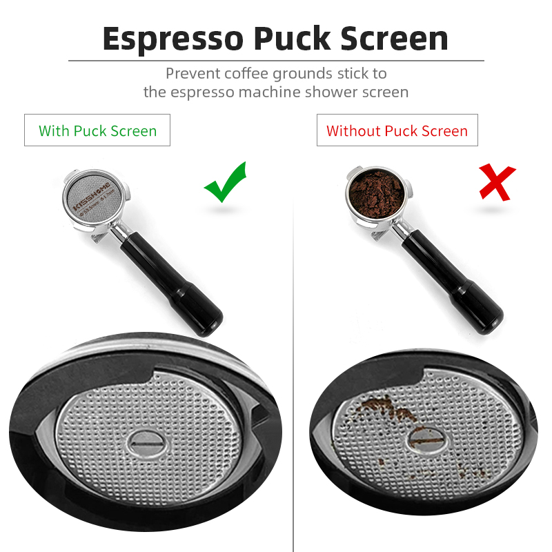 Koffie Puck Scherm 51mm 53.5mm - Hero Coffee Equipment recensie en prijs