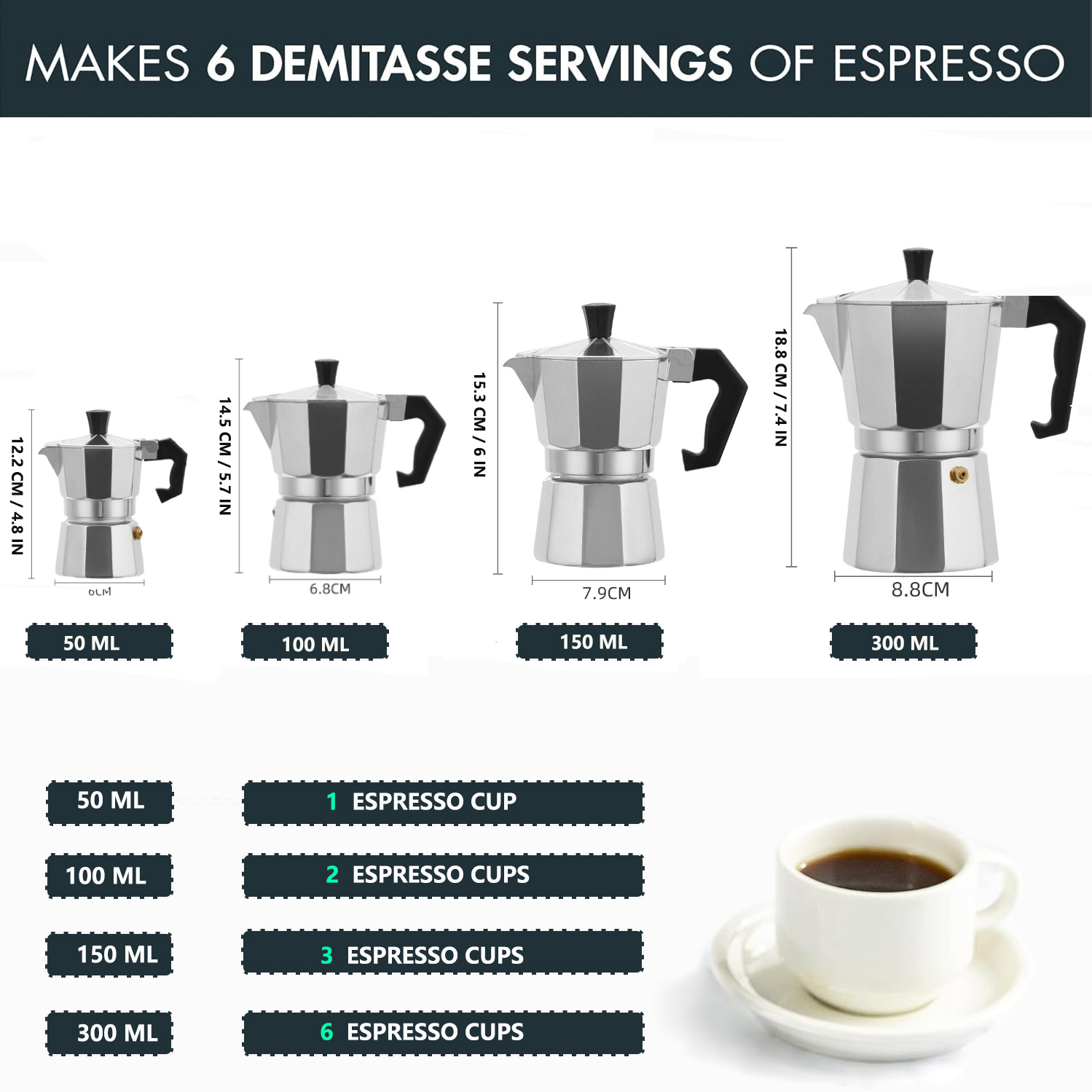 Klassieke aluminium moka pot 5 - Hero Coffee Equipment recensie en prijs