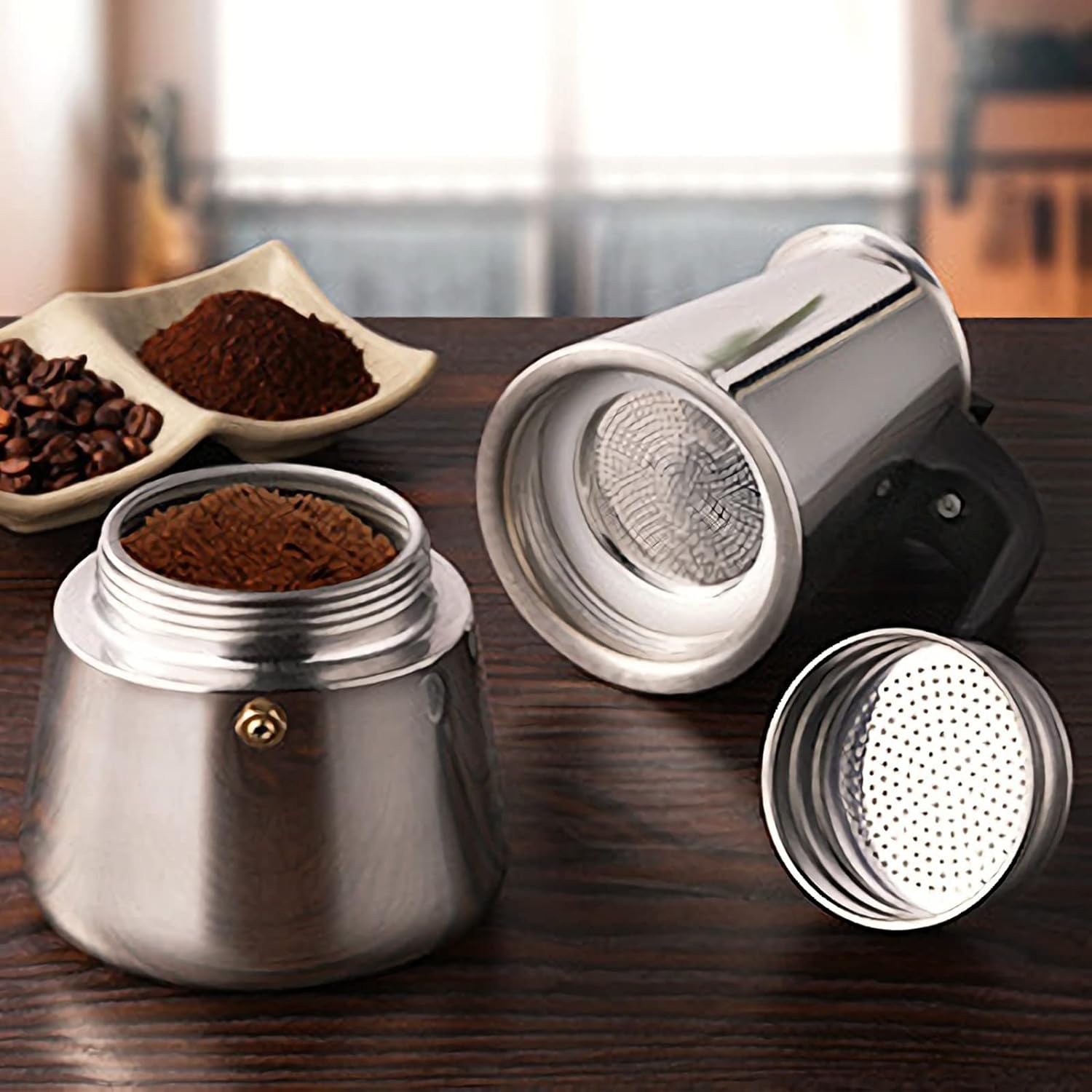 4/6/9 Cups Moka Pot Caffe Mach - Hero Coffee Equipment recensie en prijs