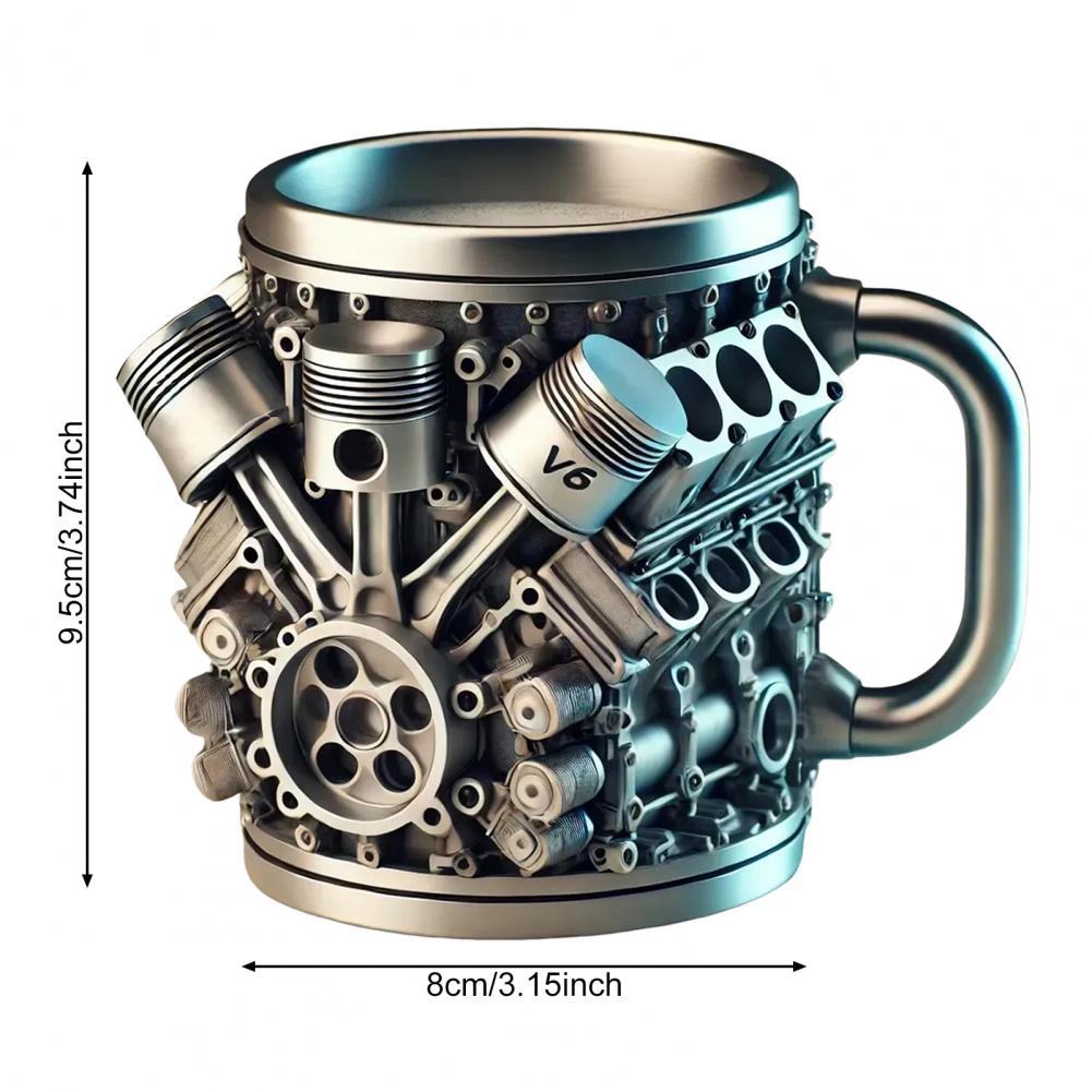 3D-motoren Ontwerp Mok Motoren - Coffee Equipment Home recensie en prijs