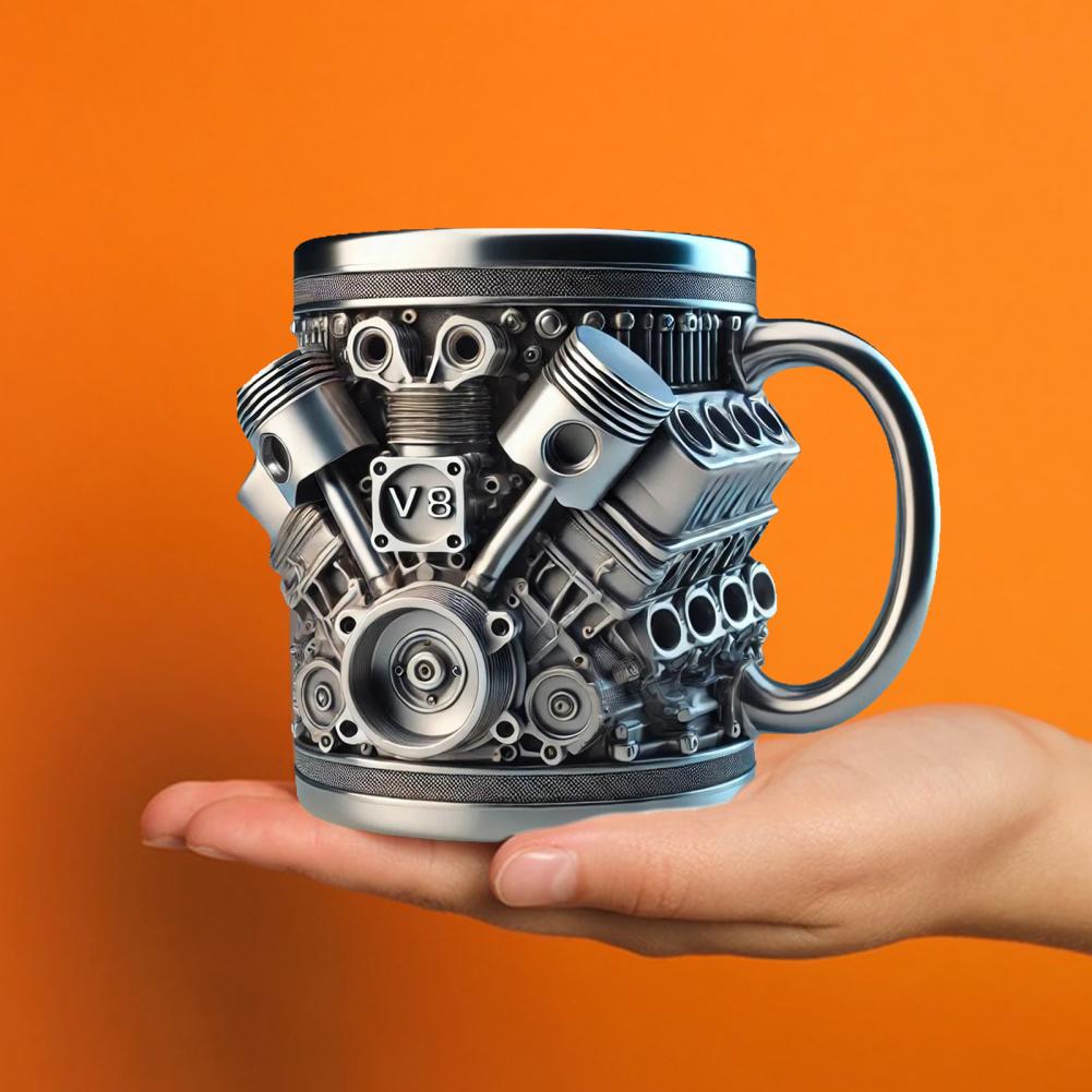 3D-motoren Ontwerp Mok Motoren - Coffee Equipment Home recensie en prijs