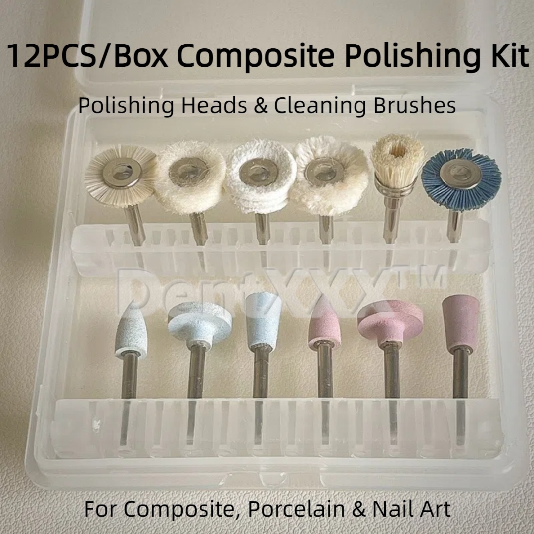 12-delige composiet polijstset - Group Head Brush recensie en prijs
