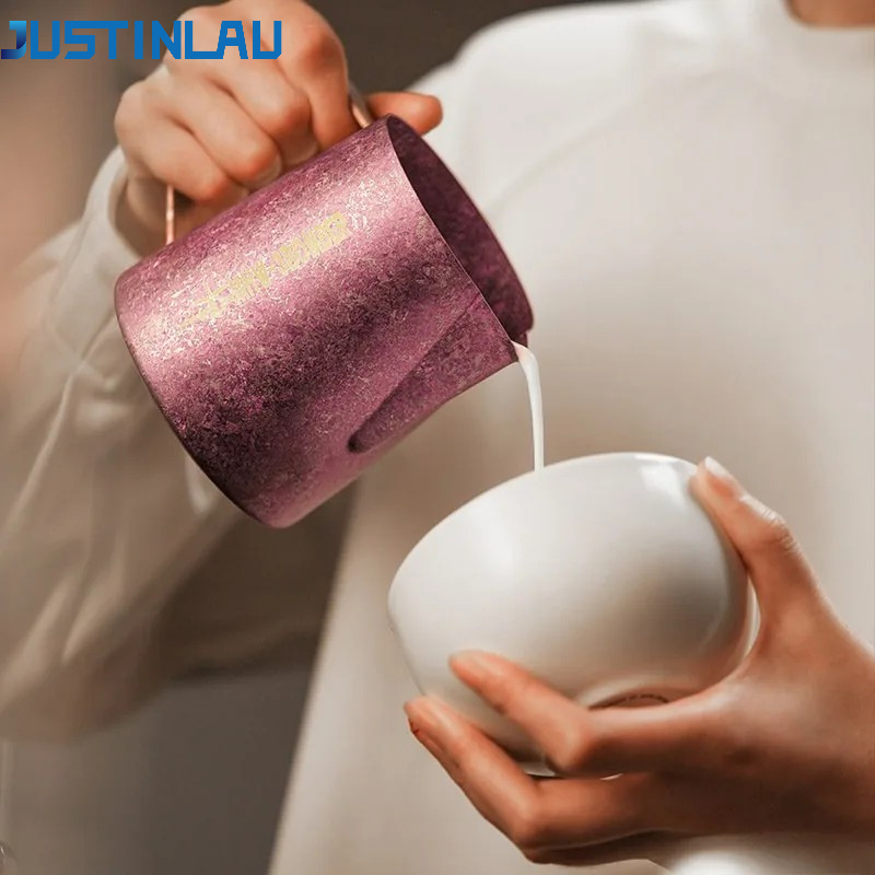 JUSTINLAU 600ml Pure Titanium  - Milk Steaming Pitcher recensie en prijs