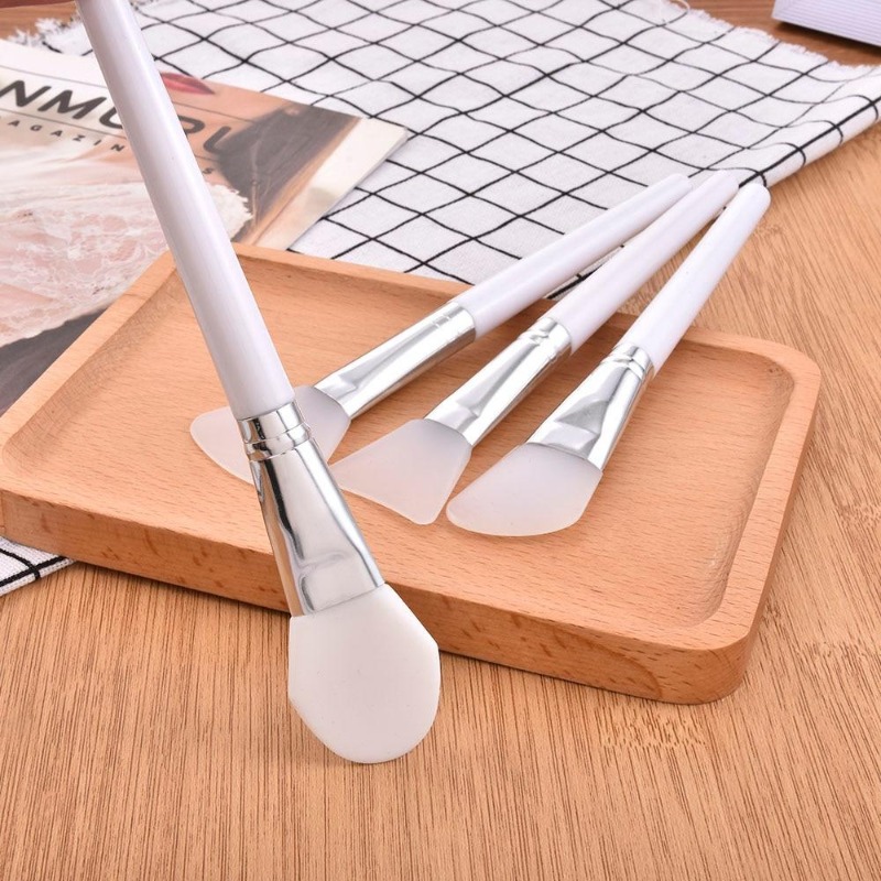 4 stks/set Witte Make-up Silic - Group Head Brush recensie en prijs